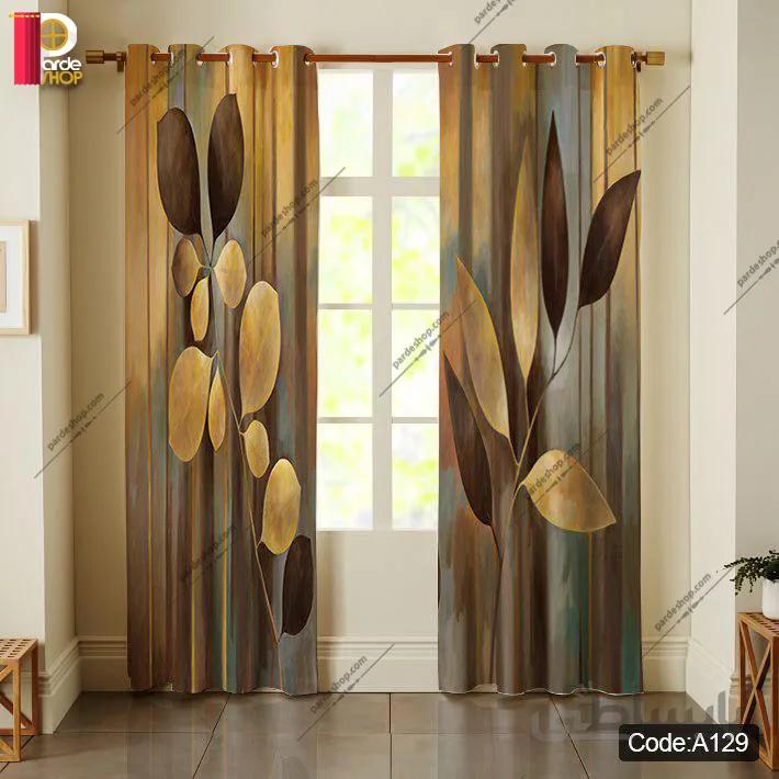 پرده پانچی چاپی کد A129