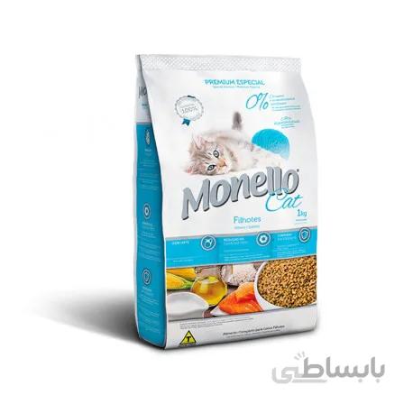 غذای خشک بچه گربه با طعم مرغ (1 کیلوگرم) مونلو
