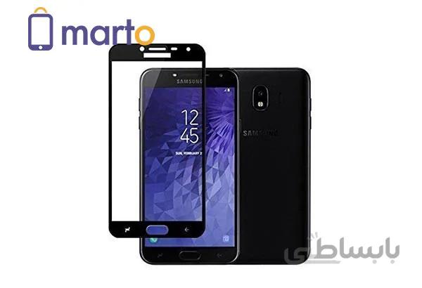 محافظ صفحه نمایش شیشه ای بوف مدل 5D مناسب برای گوشی سامسونگ Galaxy J4 ا BUFF 5D glass screen protector for Samsung Galaxy J4
