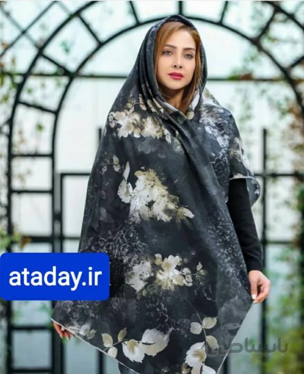 روسری نخی طرح سایه