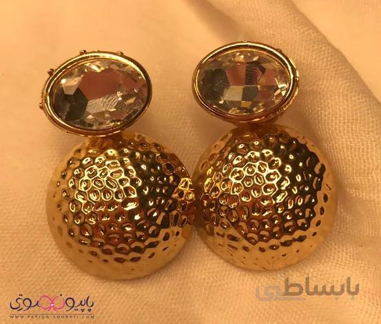 گوشواره طلایی مدرن کد 5