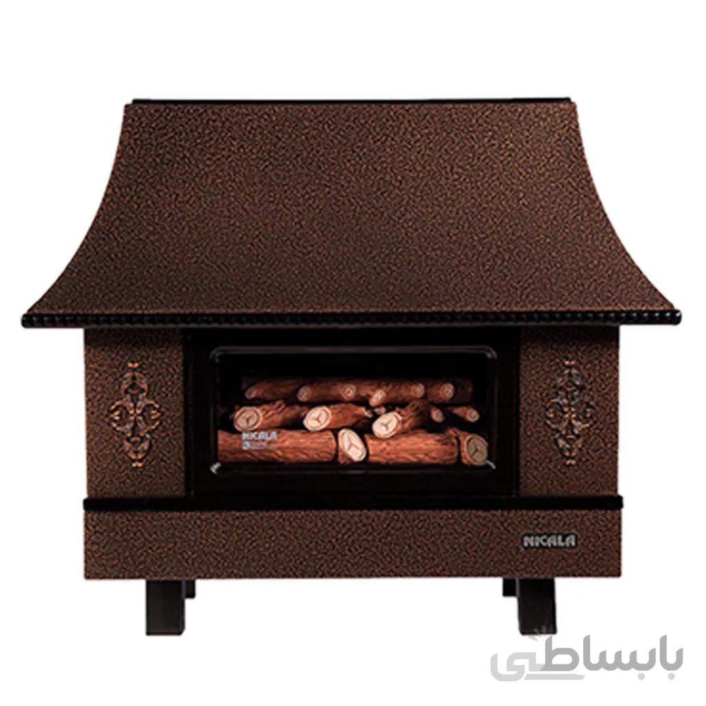 بخاری گازی شومینه ای نیک کالا مدل آذر MC24
