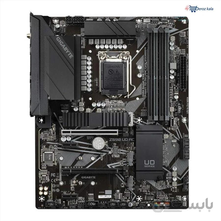 مادربرد گیگابایت Z590 UD AC ا GIGABYTE Z590 UD AC (rev. 1.0) LGA1200 11th Gen Motherboard
