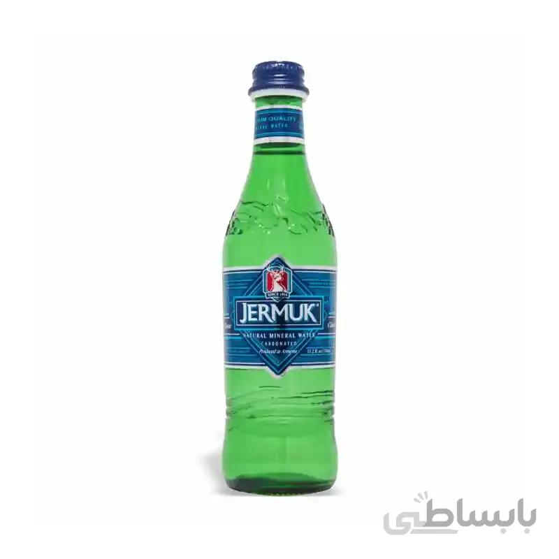 آب گازدار جرموک شیشه 330 میلی لیتر