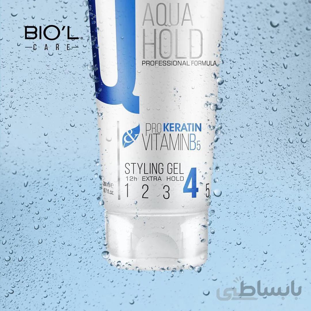 ژل مو آکوآ هولد بیول حجم 200 میل ا Hair Gel Aqua Hold Biol