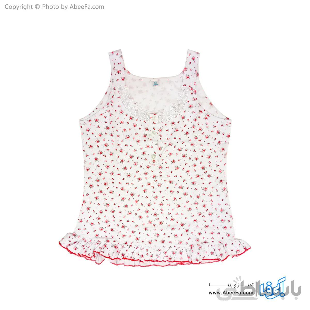 ست تاپ و شلوارک زنانه آداک مدل AD42R قرمز A