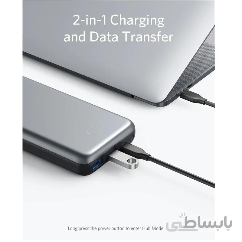 پاور بانک انکر PowerCore Plus 19000 PD A1362 با ظرفیت 19000 میلی آمپر ساعت ا Anker PowerCore Plus 19000 PD 19000mAh Power Bank / A1362