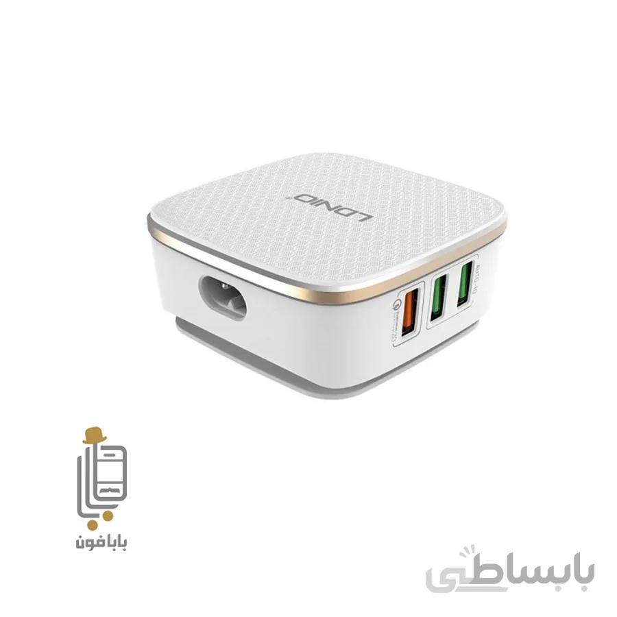 شارژر رومیزی الدینیو مدل A6704 دارای 6 پورت ا LDNIO A6704 6 Fast Charge Port Desktop Charger