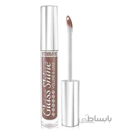 رژلب مایع براق شیشه ای لاکس ویساژ ۱۹ / Luxvisage Lip Gloss Shine Shimmering