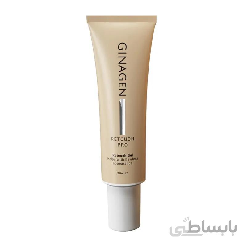 ژل روتوش رنگ رز طلایی ژیناژن حجم 30 میل | Ginagen Retouch Pro Gel golden rose 30 ml