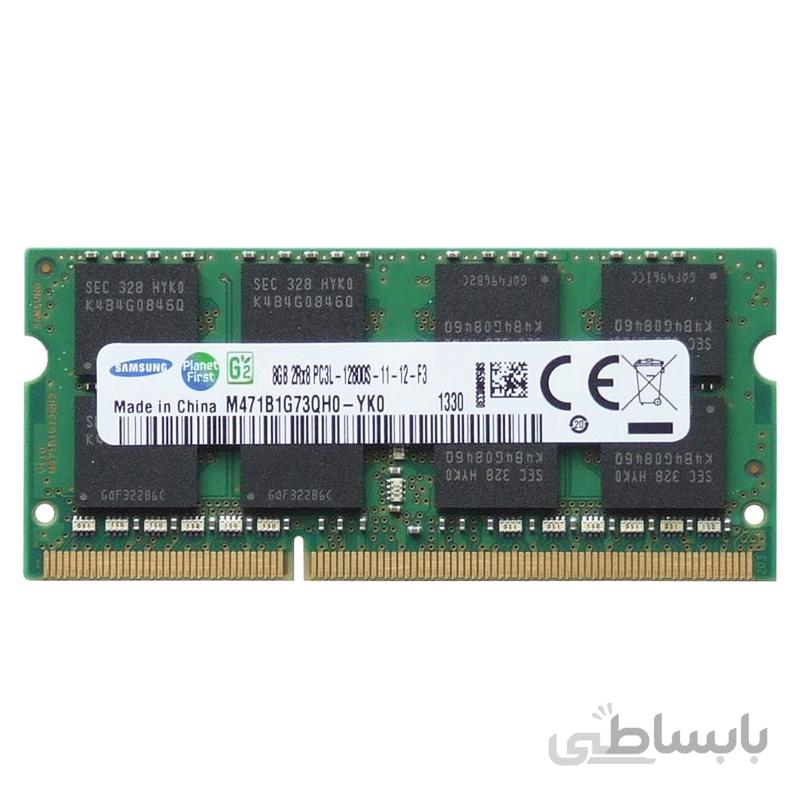 رم لپ تاپ سامسونگ مدل PC3L 12800MHz باس 1600 ظرفیت 8 گیگابایت