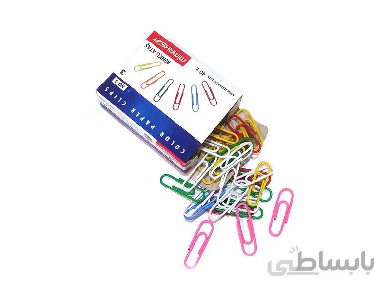 کلیپس رنگی بسته 40 عددی mimaks