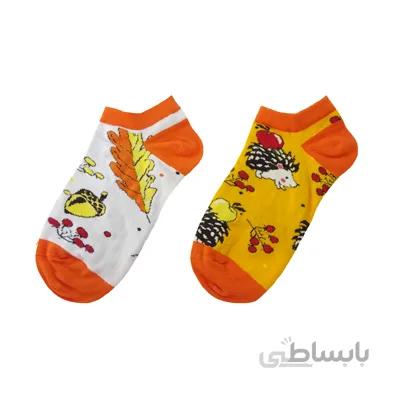 جوراب مچی زنانه طرح جوجه تیغی کدph547