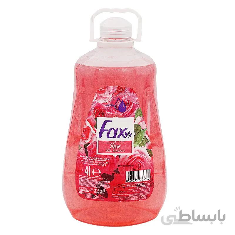 مایع دستشویی فکس رایحه رز حجم 4000 میلی لیتر (کد869 ترکیه)