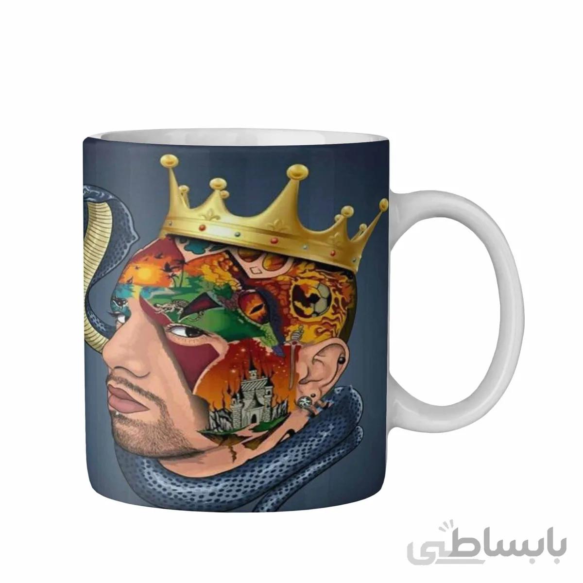 ماگ طرح خواننده تتلو Tataloo کد 284771