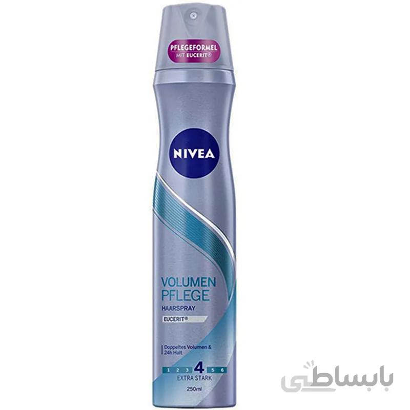اسپری نگهدارنده و حجم دهنده مو نیوا مدل Volume PFLEGEحجم 250 میل