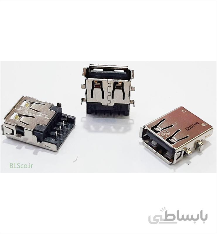 جک USB2 لپ تاپ کد 612 ا USB 2.0 Port Jack Socket