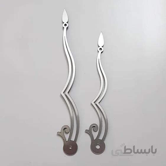 عقربه ساعت نقره ای کد a300