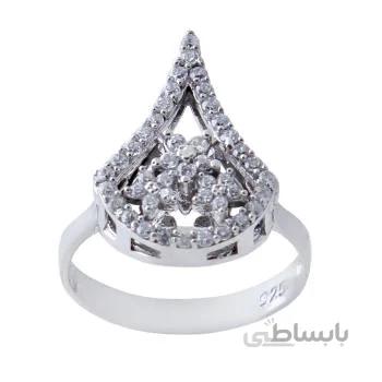انگشتر نقره زنانه کد AWR_503