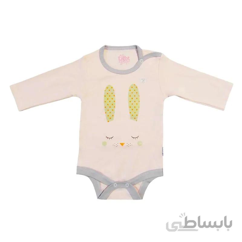 بادی لایت - طرح قلب خرگوش - ست دار - ۰ تا ۱۲ ماه