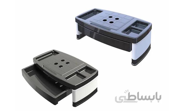 میز مانیتور کشودار سنا پلاستیک مدل 818