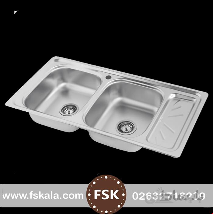 سینک دو لگنه نیمه فانتزی SA12 روکار