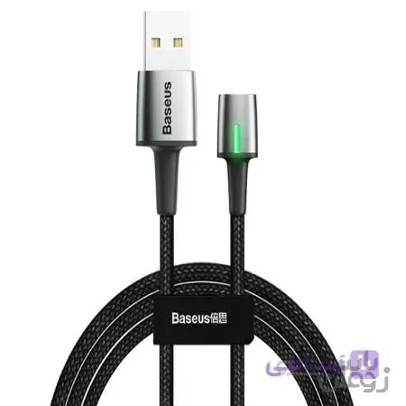 کابل مگنتی سه کاره بیسوس مدل Zinc Magnetic Cable Kit