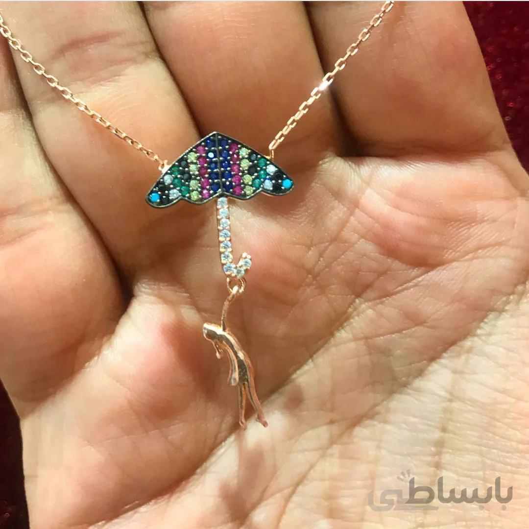 گردنبند سواسکی نقره