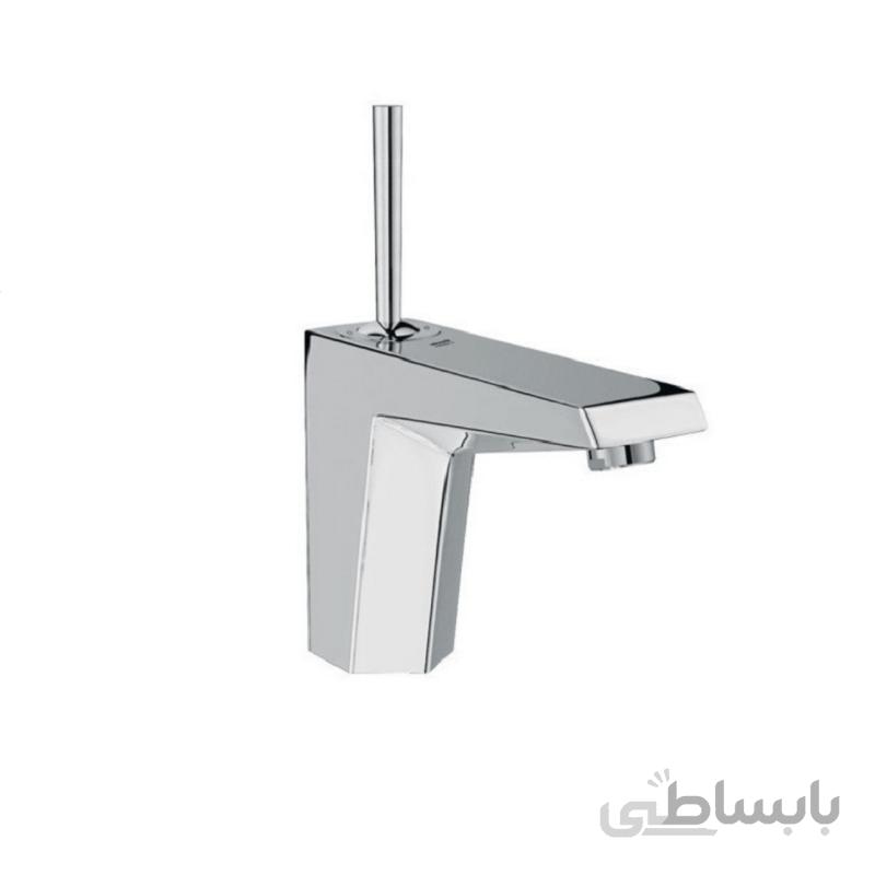 شیر روشویی ثابت مدل تیفانی شیری کروم ا شیر روشویی ثابت مدل تیفانی شیری کروم