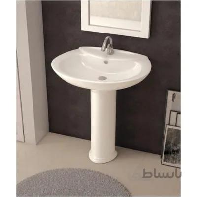 روشویی آتوسا 55 با پایه ا روشویی آتوسا 55 با پایه