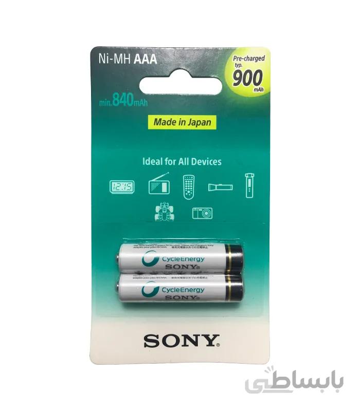باتری نیم قلمی شارژی سونی Sony AAA 900mah Battery