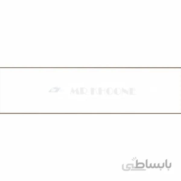 پرده کرکره چوبی سفید 50 میلیمتری