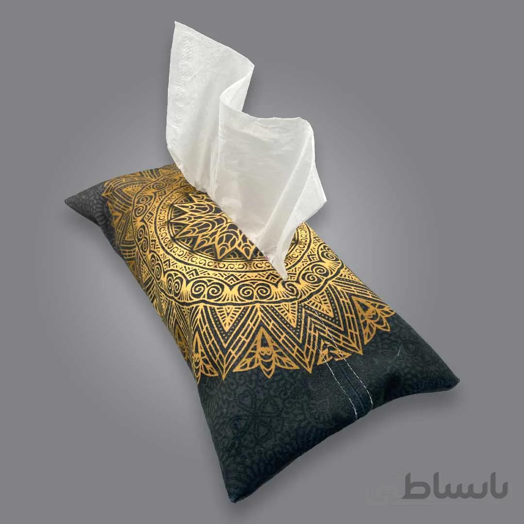 جادستمال کاغذی مخمل طرح سنتی مدل JT1۷