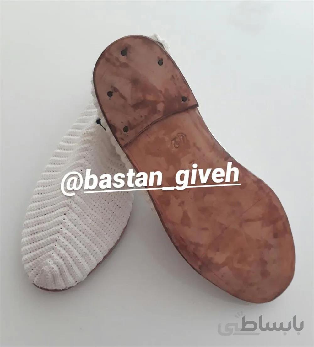 گیوه مردانه کلاسیک با بافت کرکره ا Classic men's giveh