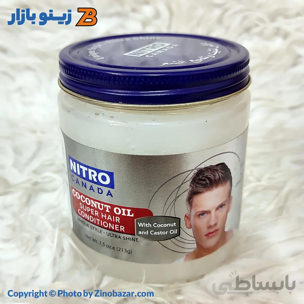 واکس مو نیترو کانادا حاوی عصاره نارگیل و روغن کرچک