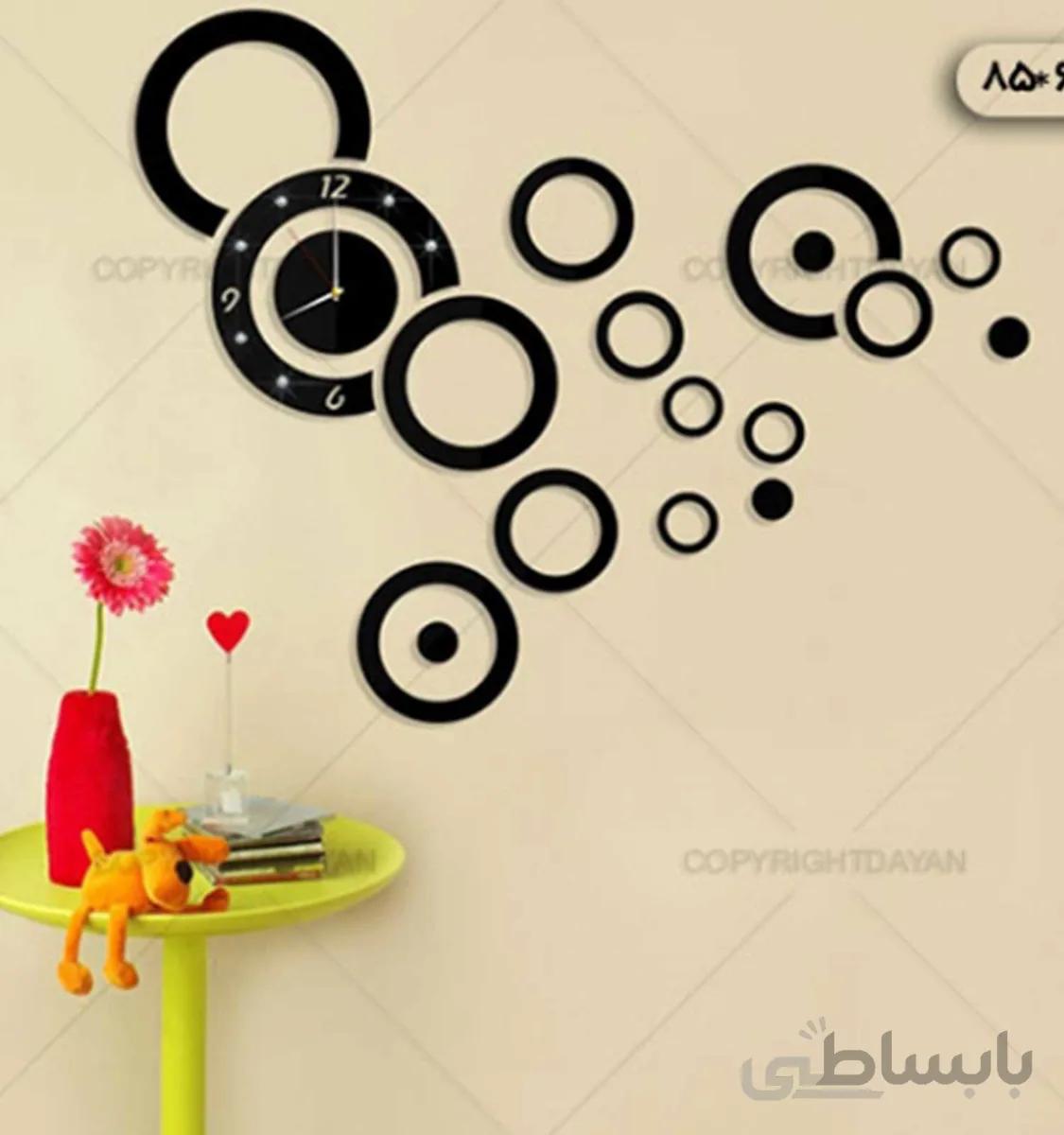 ساعت دیواری طرح شباهنگ