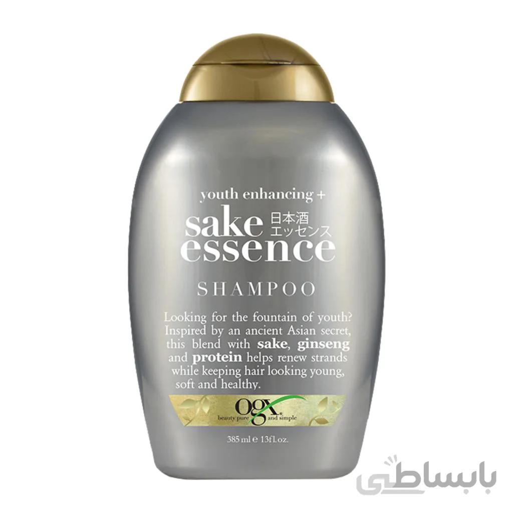 شامپو جوان کننده مو او جی ایکس مدل Sake Essence