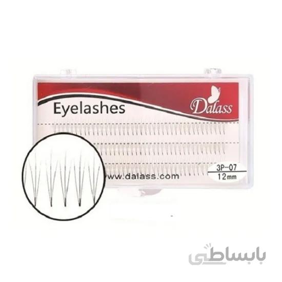 مژه کاشت دالاس مدل سه شاخه medium