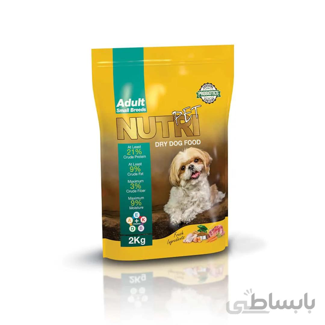 غذای نوتری پت مخصوص سگ بالغ نژاد کوچک (۲ کیلوگرم) ا Nutri Pet Adult Mini 21% 2kg