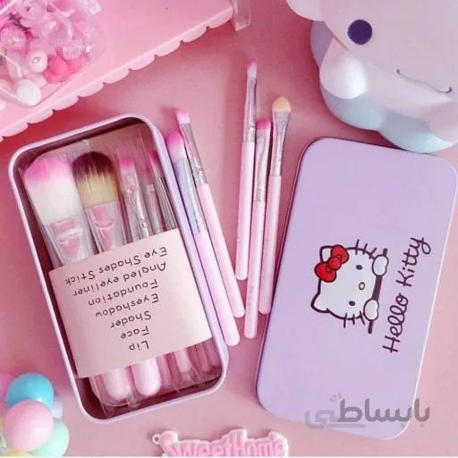 براش هلو کیتی 7 عددی ا Hello Kitty brush set