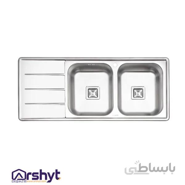 سینک پرنیان استیل مدل ps 2210 توکار