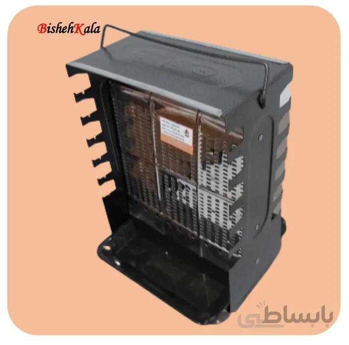 کباب پز دو طرفه ۱۲ سیخ ایستاده بدون دود آپارتمانی