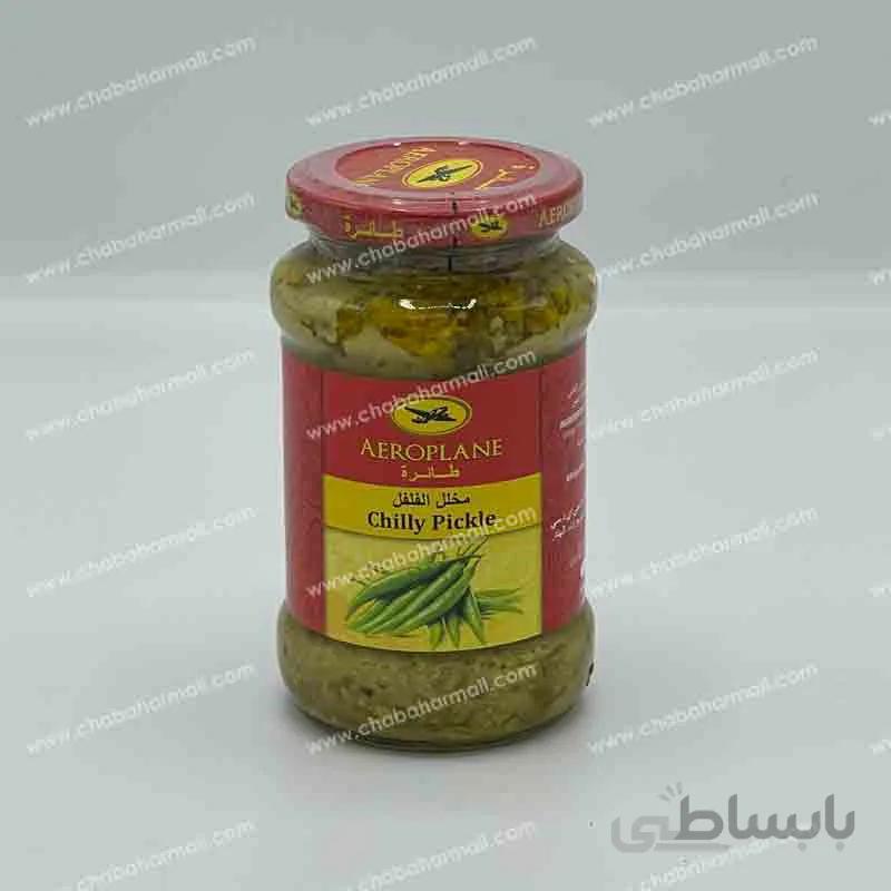 ترشی فلفل برند ایروپلین 380 گرمی AEROPLANE Chilly Pickle