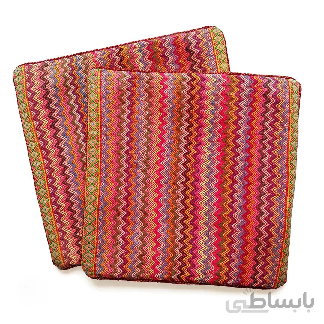 کوسن گلیمی سنتی سوزنی جفت - 50×50 سانتی