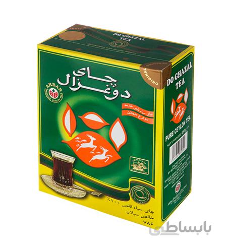 چای سیاه قلمی دوغزال بسته بندی 450 گرمی