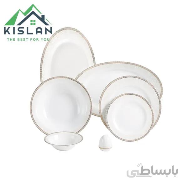 سرویس چینی زرین طرح ریوا طلایی 6 نفره