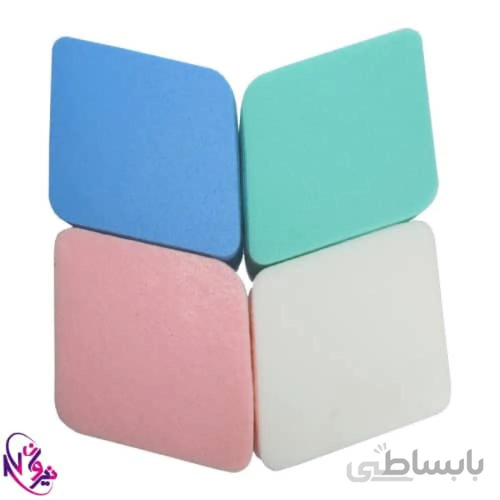 پد آرایشی لوزی بسته 4 عددی Gu Mei