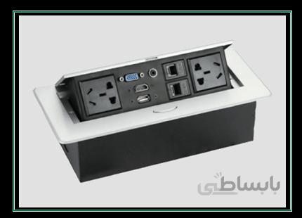 پریز توکار اداری تاچ کد N336 و N337 فانتونی