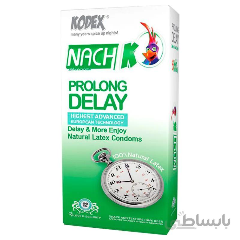 کاندوم تاخیری قوی ناچ کدکس - 12 عددی ا Kodex Nach Prolong Delay Condoms - 12 pcs