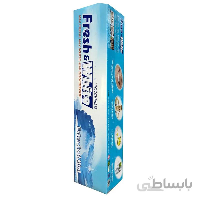 خمیردندان فرش اند وایت Fresh White حجم 160 گرم